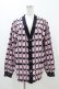 画像1: MILKBOY / REGIMENTAL HEART CARDIGAN   H-25-11-06-1057-MB-TO-KB-ZH (1)