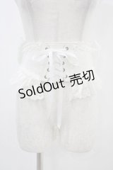 MR corset / コルセット風カマーベルト  白 H-25-11-06-1007-PU-ZA-KB-ZH