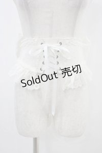 MR corset / コルセット風カマーベルト  白 H-25-11-06-1007-PU-ZA-KB-ZH