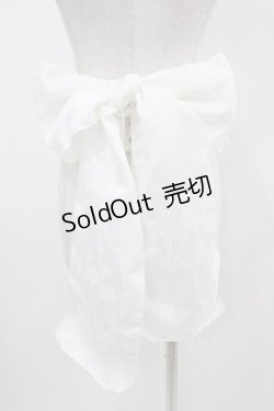 画像2: MR corset / コルセット風カマーベルト  白 H-25-11-06-1007-PU-ZA-KB-ZH