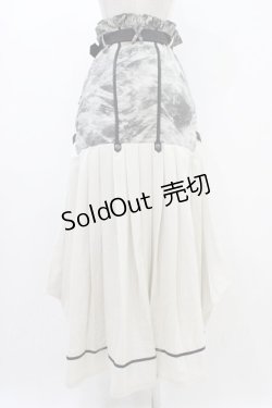 画像2: Ozz conte / BURNOUT CITYスカート  グレー H-25-11-06-1009-OO-SK-KB-ZH