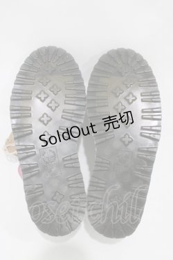 画像3: Dr.Martens （Getta Grip） / LAZY OAF BUCKLE CREEPER UK4(約23cm) ブラック×ピンク H-25-11-06-1001-PU-SH-KB-ZH