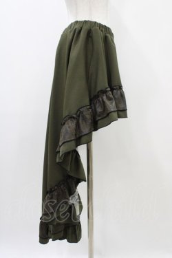 画像3: Qutie Frash / 後ろロングスカート  カーキ H-25-11-06-1010-QU-SK-KB-ZH