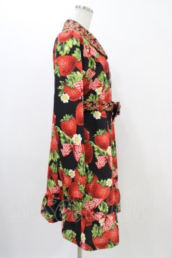 画像3: Emily Temple cute / Contrast ストロベリーコート  ブラック H-25-11-06-1012-ET-CO-KB-ZH