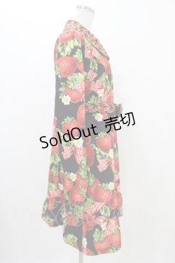 画像3: Emily Temple cute / Contrast ストロベリーコート  ブラック H-25-11-06-1012-ET-CO-KB-ZH