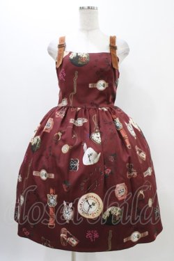 画像1: MILK / ミステリアスTimeジャンスカ  バーガンディー H-25-11-06-1015-ML-OP-KB-ZH