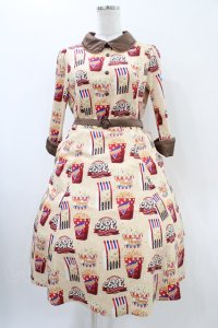 Emily Temple cute / POPCOOORNワンピース  キャラメル H-25-11-06-1016-ET-OP-KB-ZH