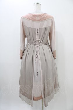 画像2: Rozen Kavalier / レイヤード風切替ワンピース  ピンク H-25-11-06-1019-OO-OP-KB-ZH