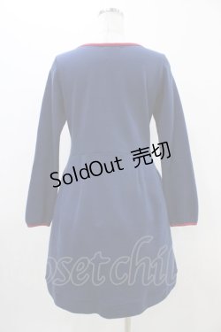 画像2: MILK / Trimリボンワンピース  ブルー H-25-11-06-1021-ML-OP-KB-ZH