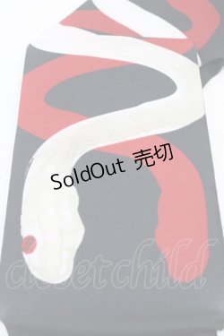 画像2: curiosite / 白蛇様タイツ  黒 H-25-11-06-1003-EL-ZA-KB-ZH