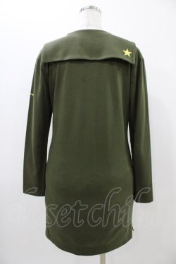 画像2: MILK / スターセーラーカットワンピース  カーキ H-25-11-06-1027-ML-OP-KB-ZH