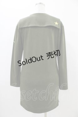 画像2: MILK / スターセーラーカットワンピース  カーキ H-25-11-06-1027-ML-OP-KB-ZH