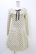 MILK / POLKA DOTワンピース  アイボリー H-25-11-06-1029-ML-OP-KB-ZH