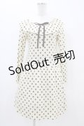 MILK / POLKA DOTワンピース  アイボリー H-25-11-06-1029-ML-OP-KB-ZH
