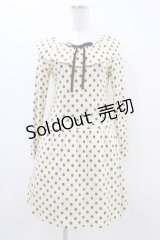 MILK / POLKA DOTワンピース  アイボリー H-25-11-06-1029-ML-OP-KB-ZH