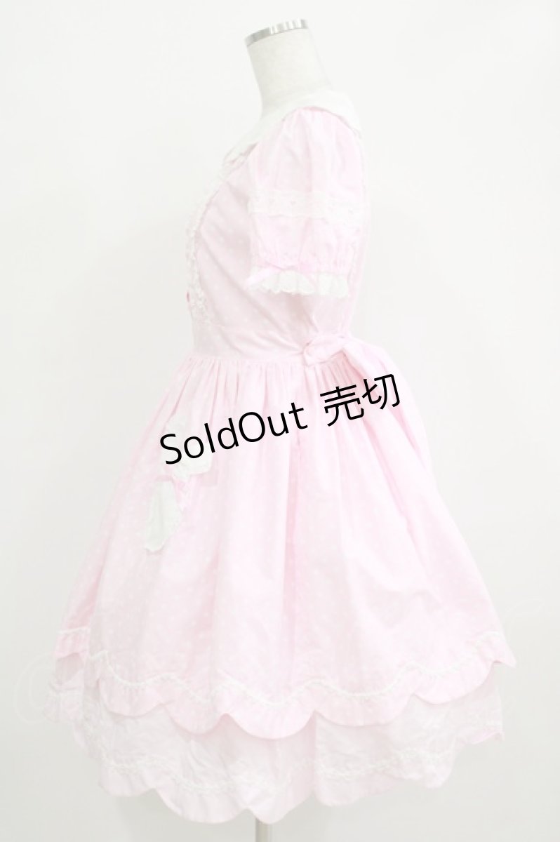 画像2: Angelic Pretty / うさぎちゃんポッケワンピース Free ピンク H-25-11-06-001-AP-OP-NS-ZH (2)