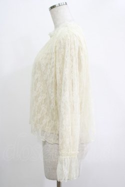 画像2: an another angelus / チュールレースブラウス Free IVORY H-25-11-06-057-CA-TO-NS-ZH