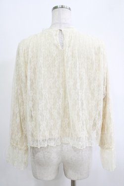 画像3: an another angelus / チュールレースブラウス Free IVORY H-25-11-06-057-CA-TO-NS-ZH