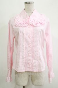 BABY,THE STARS SHINE BRIGHT / 2重衿袖ピンタックブラウス Free ピンク H-25-11-06-058-BA-BL-NS-ZH