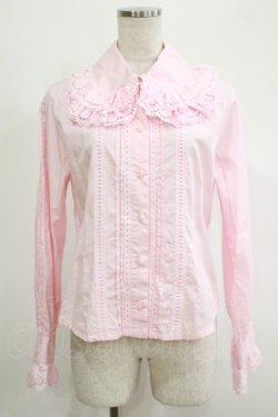 画像1: BABY,THE STARS SHINE BRIGHT / 2重衿袖ピンタックブラウス Free ピンク H-25-11-06-058-BA-BL-NS-ZH