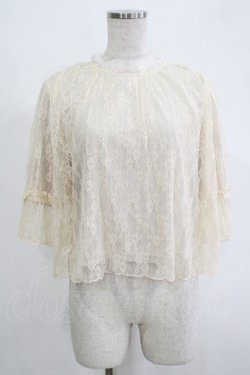 画像1: an another angelus / ローズチュールレースブラウス Free LIGHT PINK H-25-11-06-060-CA-TO-NS-ZH