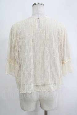 画像3: an another angelus / ローズチュールレースブラウス Free LIGHT PINK H-25-11-06-060-CA-TO-NS-ZH