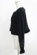 画像2: FLC / 星名桜子/フリルテレコカーディガン L ブラック H-25-11-06-062-LO-TO-NS-ZH (2)