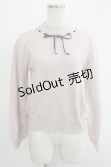 Ank Rouge / ベロアリボンニット M ピンク H-25-11-06-064-CA-TO-NS-ZH