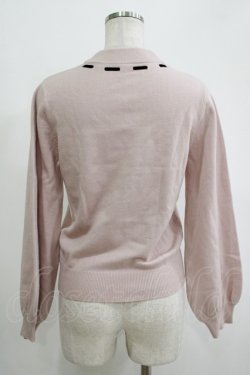 画像3: Ank Rouge / ベロアリボンニット M ピンク H-25-11-06-064-CA-TO-NS-ZH