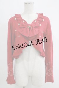 BABY,THE STARS SHINE BRIGHT / リボン&パールボレロ Free エンジ H-25-11-06-065-BA-TO-NS-ZH