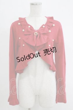 画像1: BABY,THE STARS SHINE BRIGHT / リボン&パールボレロ Free エンジ H-25-11-06-065-BA-TO-NS-ZH