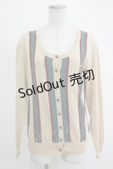Fi.n.t / ストライプカーディガン Free BEIGE H-25-11-06-066-CA-TO-NS-ZH