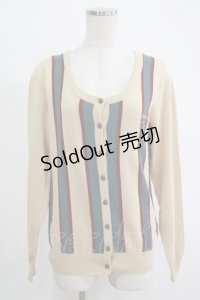 Fi.n.t / ストライプカーディガン Free BEIGE H-25-11-06-066-CA-TO-NS-ZH