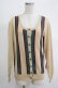 画像1: Fi.n.t / ストライプカーディガン Free BEIGE H-25-11-06-066-CA-TO-NS-ZH (1)