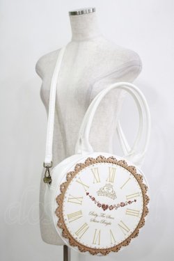 画像1: BABY,THE STARS SHINE BRIGHT / アリスの大きな時計バッグ  オフ H-25-11-06-070-BA-BG-NS-ZH