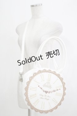 画像1: BABY,THE STARS SHINE BRIGHT / アリスの大きな時計バッグ  オフ H-25-11-06-070-BA-BG-NS-ZH