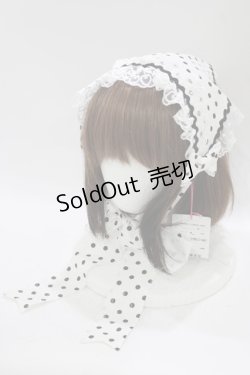 画像1: Angelic Pretty / Delicious Dotバブーシュカ  オフ H-25-11-06-074-AP-AC-NS-ZH