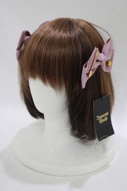 画像1: Innocent World / ティータイムツインリボンクリップ  ピンク H-25-11-06-078-IW-AC-NS-ZH