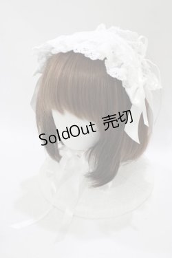 画像1: BABY,THE STARS SHINE BRIGHT / Innocent Ribbon Laceヘッドドレス  オフ白 H-25-11-06-079-BA-AC-NS-ZH