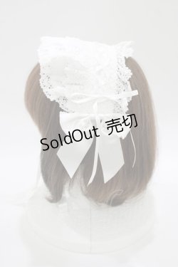 画像2: BABY,THE STARS SHINE BRIGHT / Innocent Ribbon Laceヘッドドレス  オフ白 H-25-11-06-079-BA-AC-NS-ZH