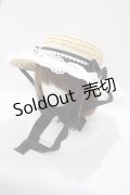 BABY,THE STARS SHINE BRIGHT / Sweet Dollボンネットハット  ブラック H-25-11-06-080-BA-AC-NS-ZT-K011