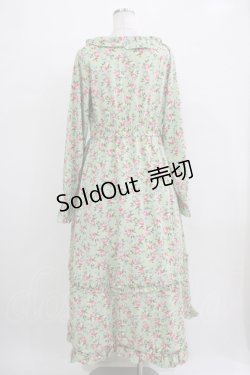 画像3: FLC / 星名桜子/花柄フリルワンピース L ミント H-25-11-06-010-LO-OP-NS-ZH
