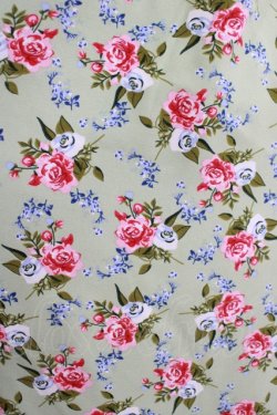 画像4: FLC / 星名桜子/花柄フリルワンピース L ミント H-25-11-06-010-LO-OP-NS-ZH