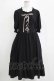 画像1: m petit by misako / AMレースアップワンピース LL ブラック H-25-11-06-012-LO-OP-NS-ZH (1)