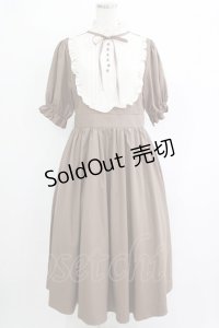 m petit by misako / ナシジムジキリカエワンピース L ブラウン H-25-11-06-015-LO-OP-NS-ZH