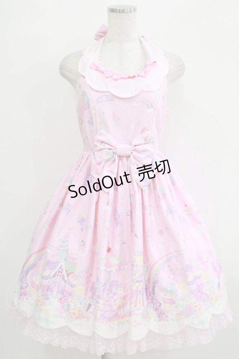 画像1: Angelic Pretty / MilkyPlanetジャンパースカートSet Free ピンク H-25-11-06-002-AP-OP-NS-ZH (1)