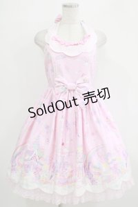 Angelic Pretty / MilkyPlanetジャンパースカートSet Free ピンク H-25-11-06-002-AP-OP-NS-ZH