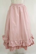 FLC / MINA*ティアードスカート L ピンク H-25-11-06-018-LO-SK-NS-ZH