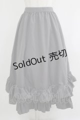 FLC / MINA*ティアードスカート L グレー H-25-11-06-019-LO-SK-NS-ZH