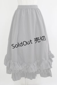 FLC / MINA*ティアードスカート L グレー H-25-11-06-019-LO-SK-NS-ZH